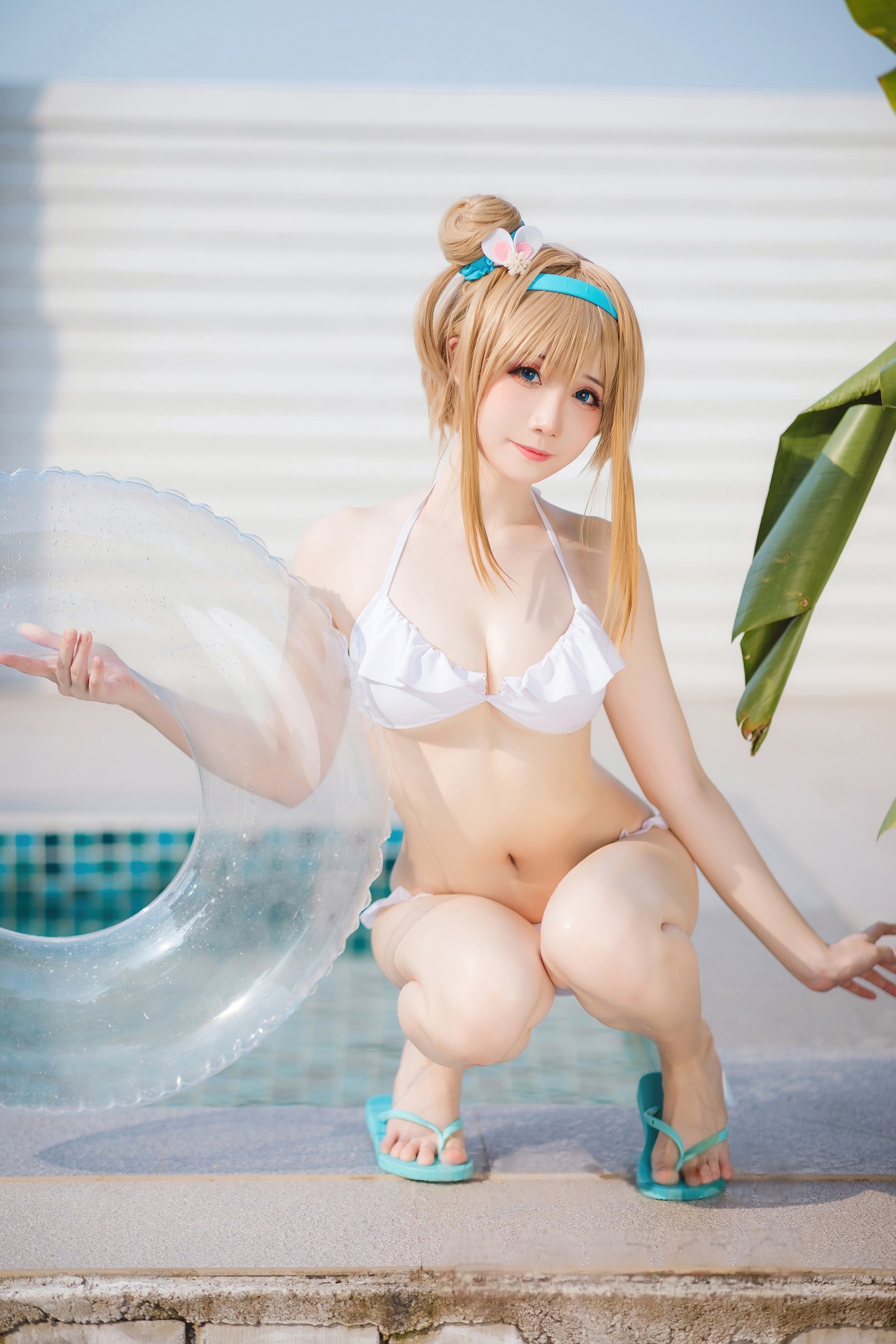 图片[1]-焖焖碳 – NO.037 少女前线 索米 泳装[46P]-XikXak